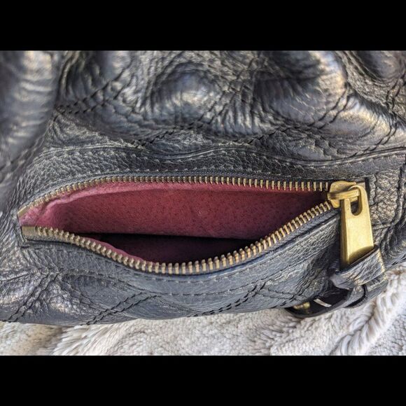 Marc Jacobs 2005 "Stam" Black Quilted Leather Bag, Made in Italy - Picture 7 of 15